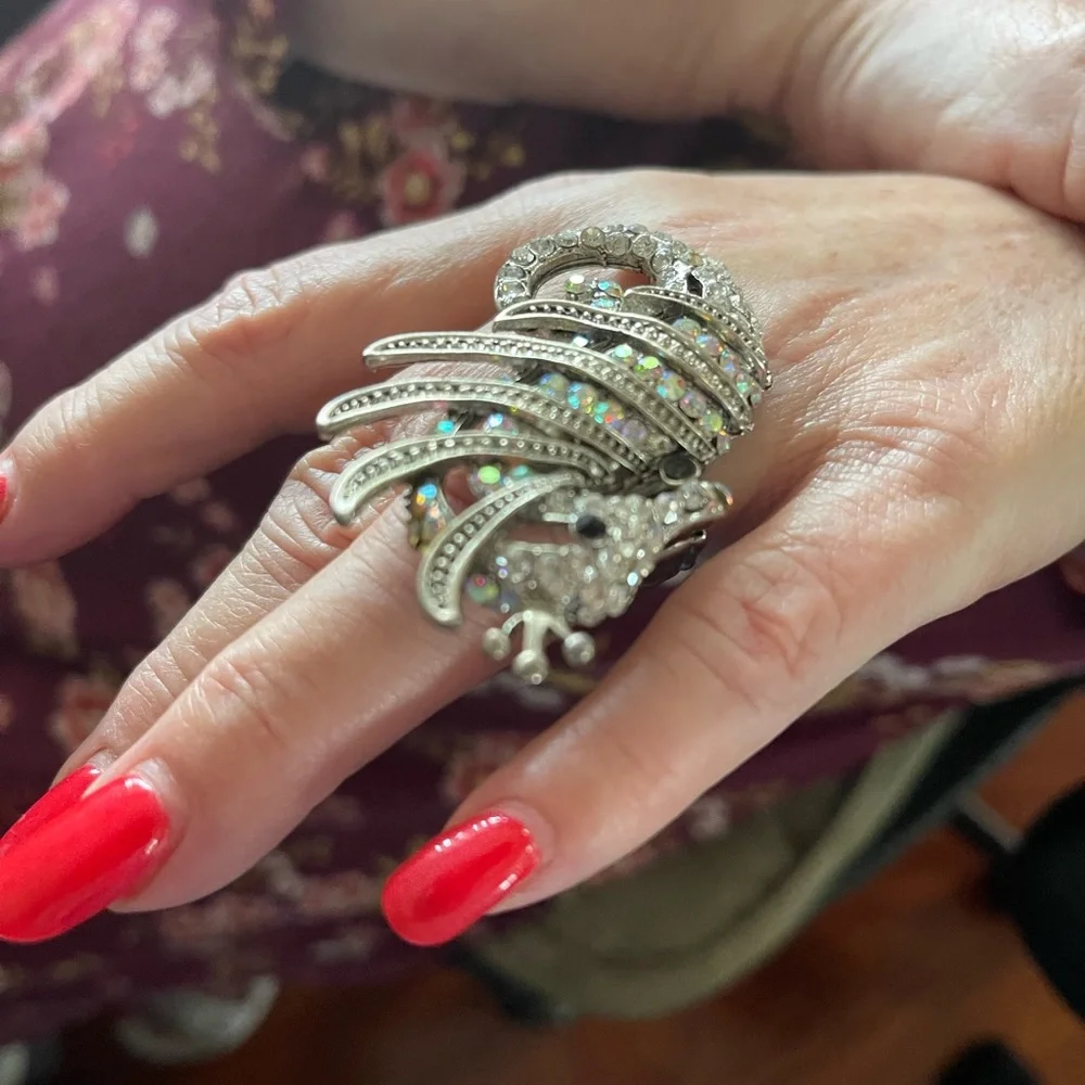 💍💎SEAHORSE STRETCH RING - Picture 3 of 6